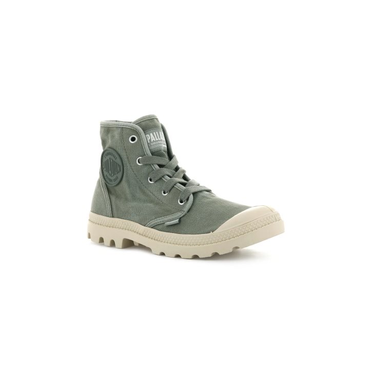 Palladium Pampa Hi Laarzen Dames Olijfgroen | NL 48JKXDI